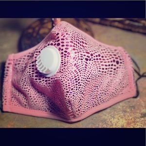 Face Mask - Pink Sequins